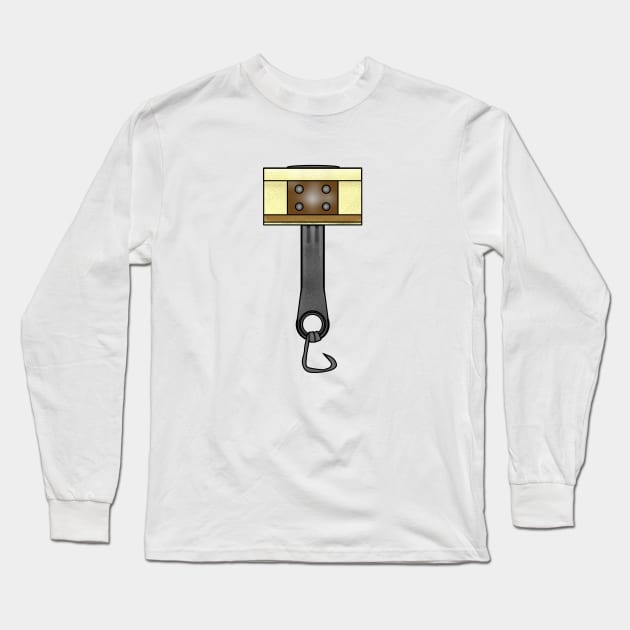 Boastful Loki's Hammer Long Sleeve T-Shirt by CipherArt